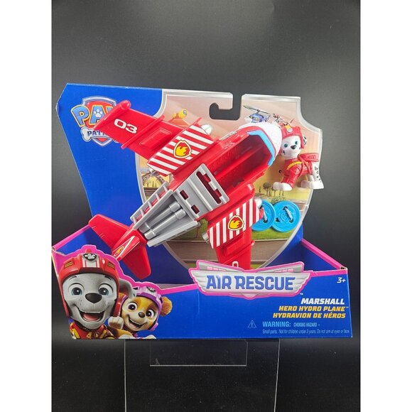 Paw Patrol Air Rescue Marshall Hero Hydro Plane Toy With Figure Nickelodeon Age - Picture 1 of 7